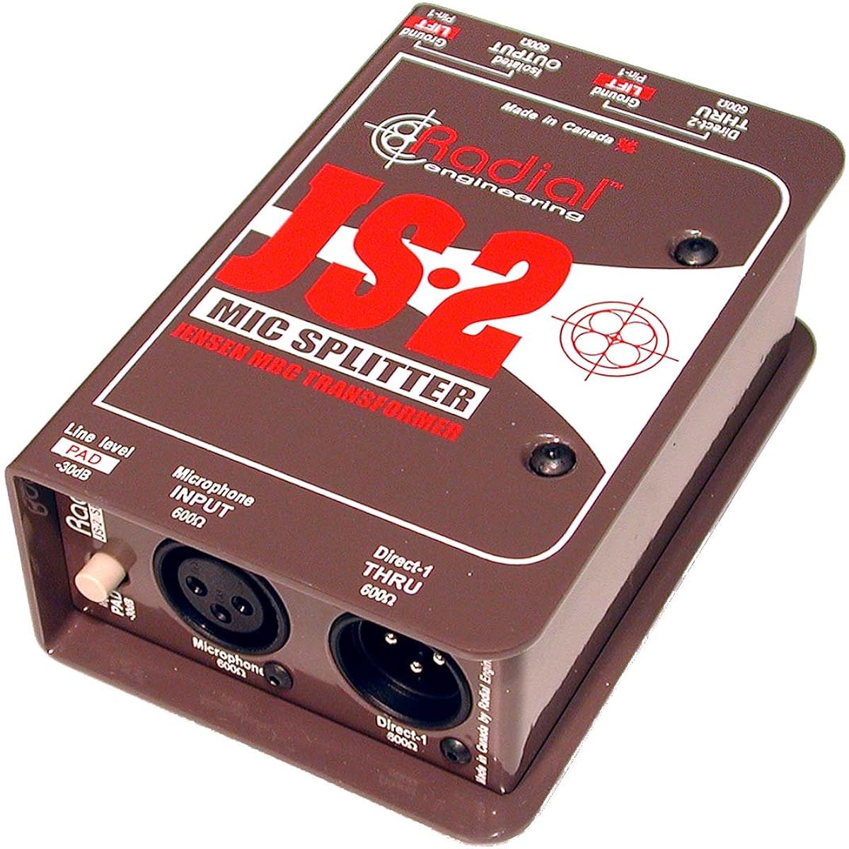 Radial JS-2 2-way microphone splitter [Official domestic import]