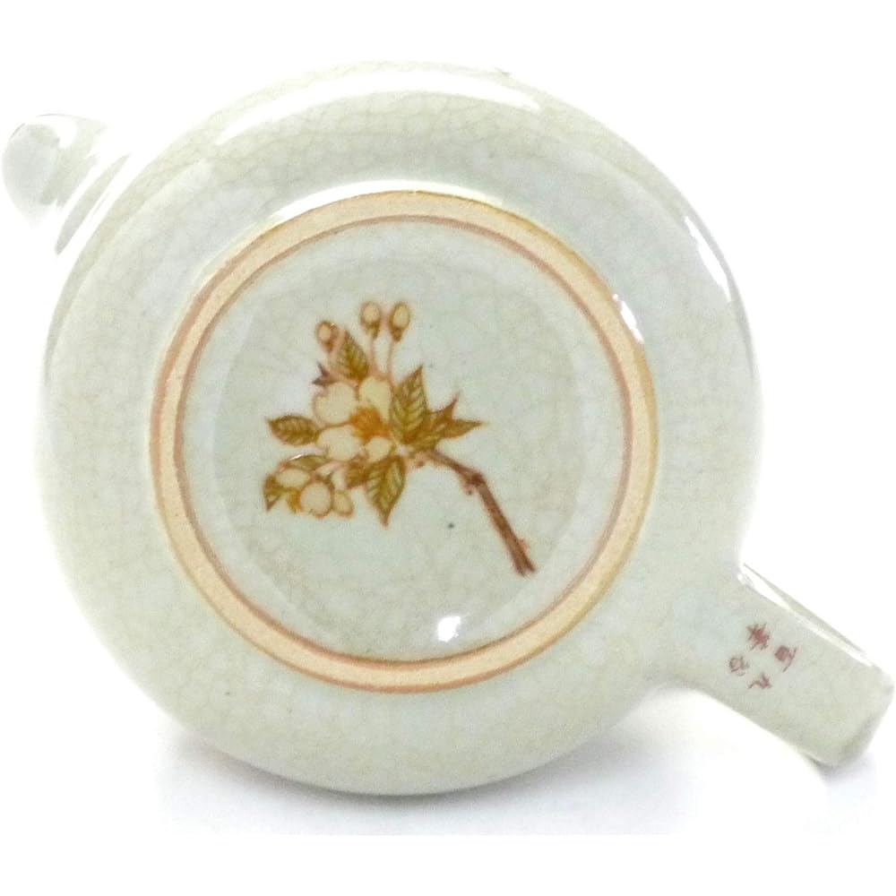 Kutani ware [Multi-purpose teapot] Large Weeping Cherry Blossom [Back picture]