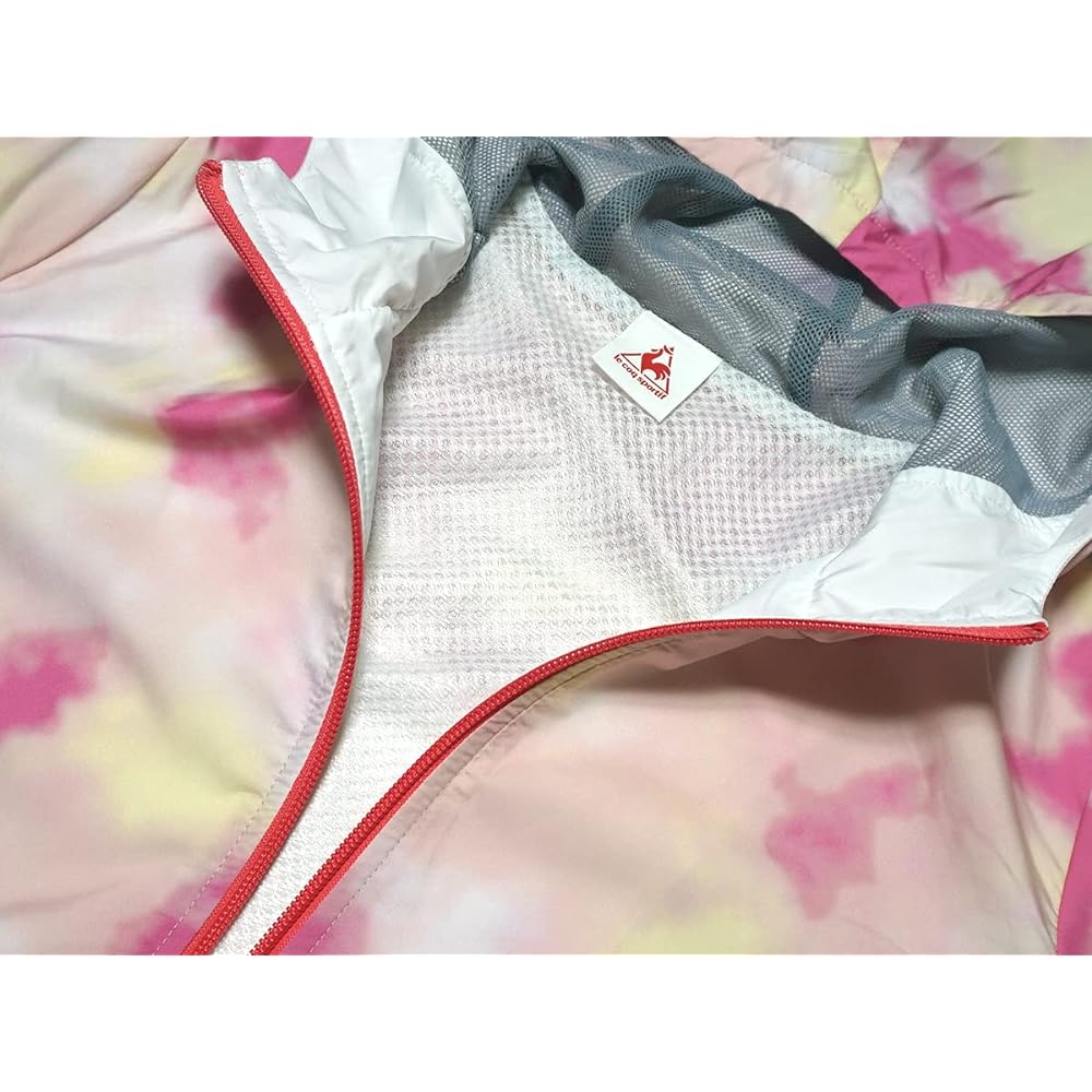 (Le Coq Sportif) le coq sportif Women's Hooded Windbreaker Jacket/Pants Top and Bottom Set QMWQJF21/QMWQJG21 Lining: Brushed mesh