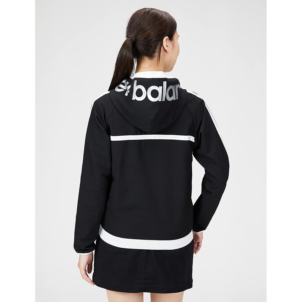 [New Balance] Women's Water Repellent Full Zip Parka (Bias Logo Border Pattern/Stretchy) / Golf Outerwear / 012-2220501