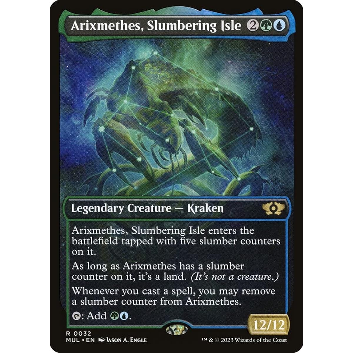 Magic: The Gathering - Alixmeth, the Sleeping Island (032) - Showcase - Foil - Multilingual Legend