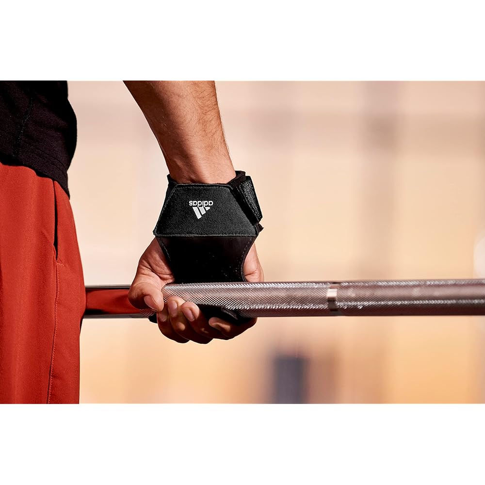 adidas Power Grip Pad Lifting Grip Black (Pair)