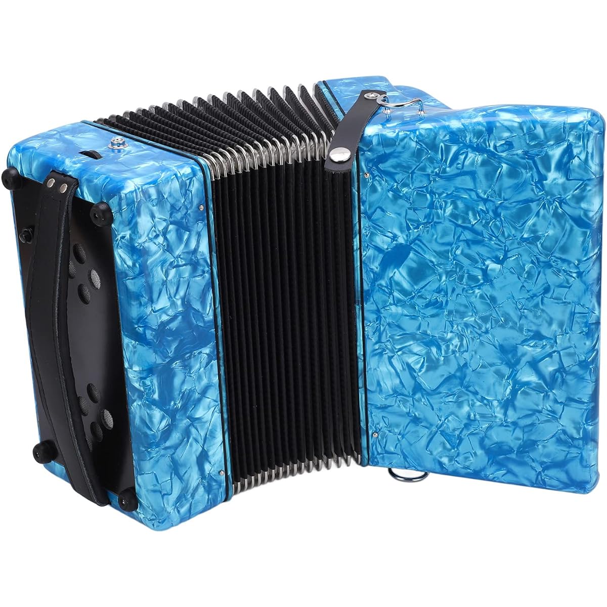 Accordion, durable, high quality sound, 22 keys, 8 bass, celluloid