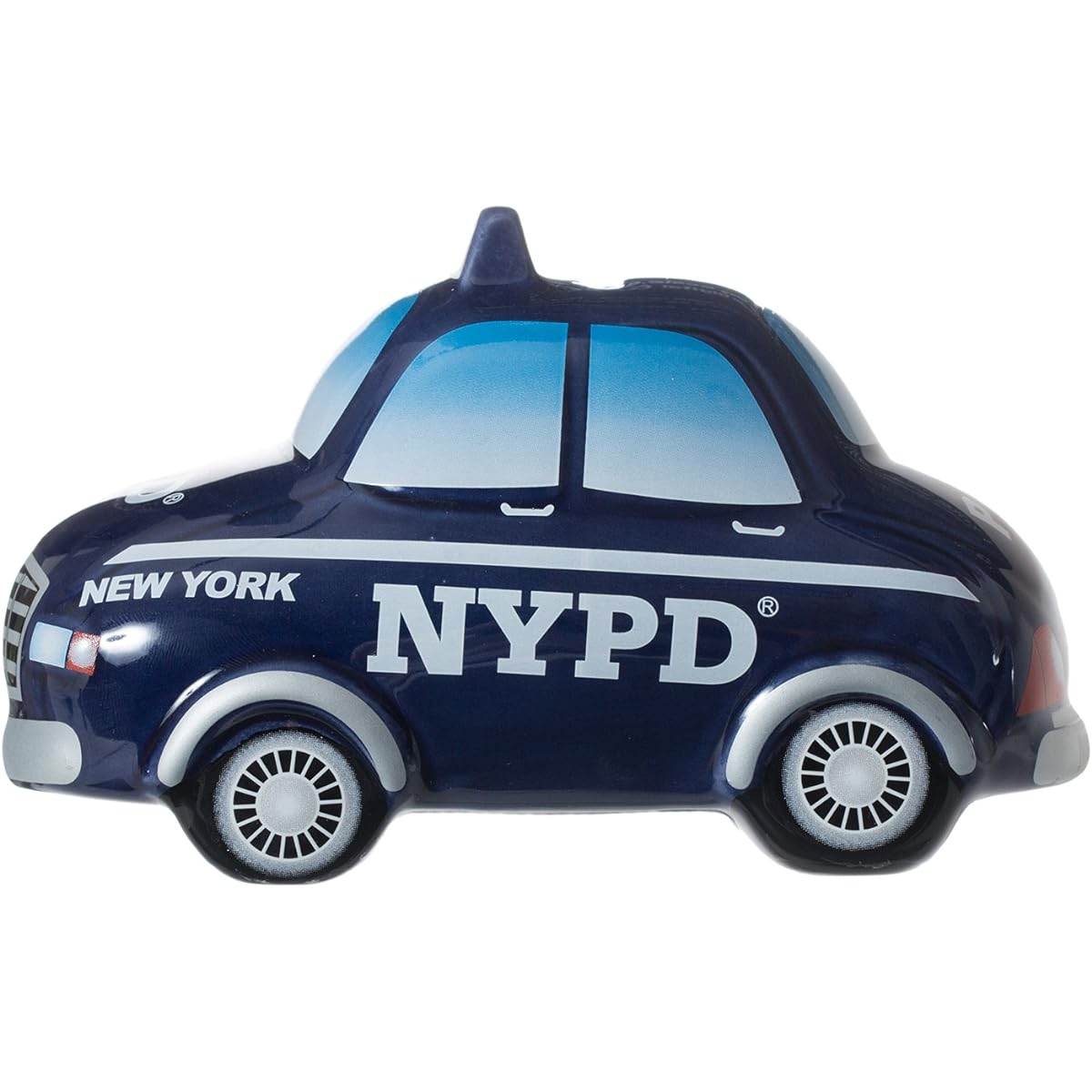 NYPD Ceramic Piggy Money Bank - Officially Licensed New York Police Department by Artisan Owl