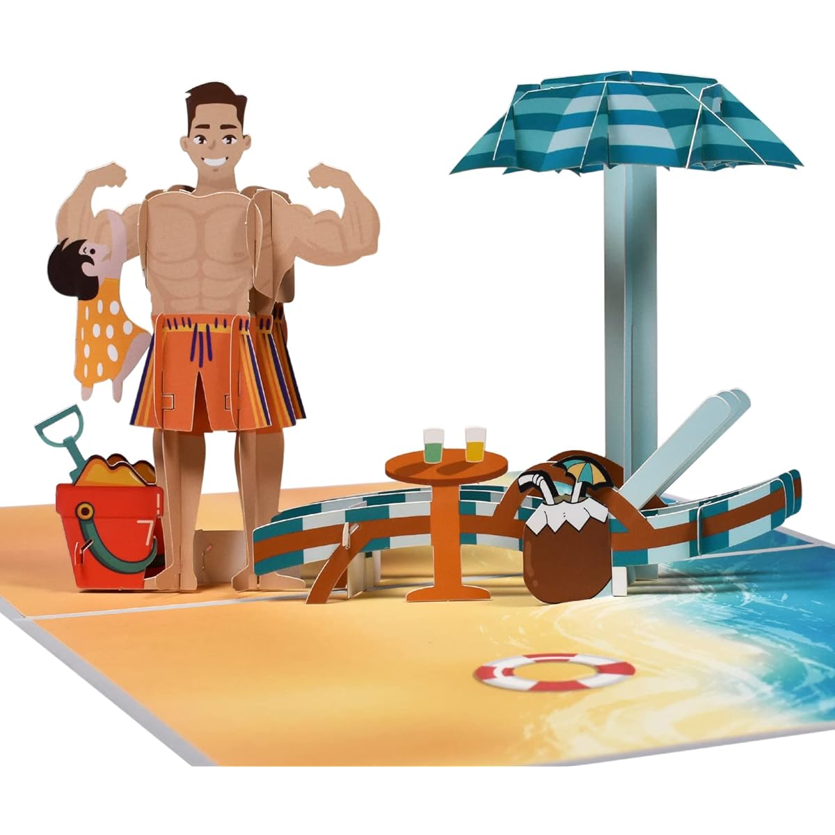 Magic Ants 3D Pop Up Father's Day Card Birthday Greeting Pop Up Card from Daughter Son