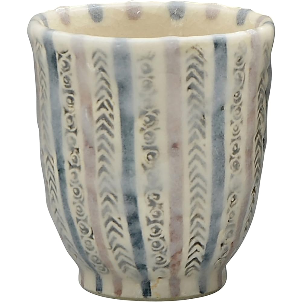 Kyoto ware Kiyomizu ware Kishin kiln set teacup Shino Tokusa UYS972