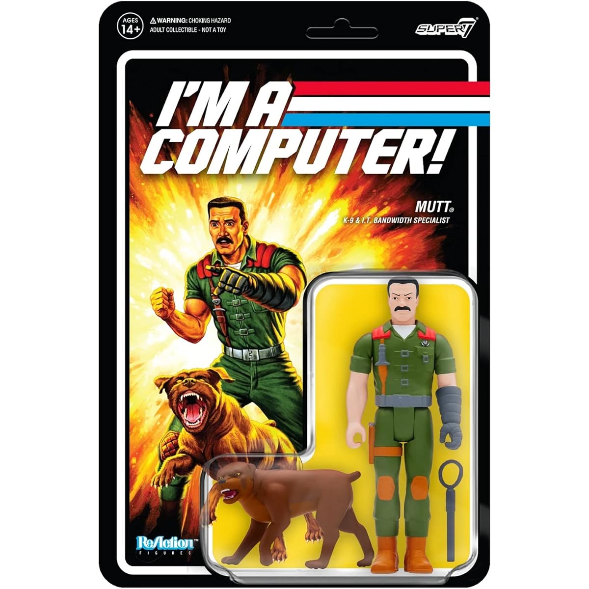 Super7 G.I. Joe Mutt PSA 3.75 inch Reaction Figure