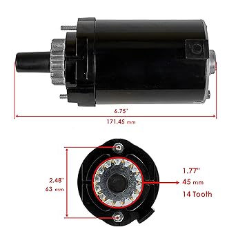 Caltric Starter Kohler 2009811S 2009801S 2009801 2009806 2009806S 2009805S 2009808S 2009810S