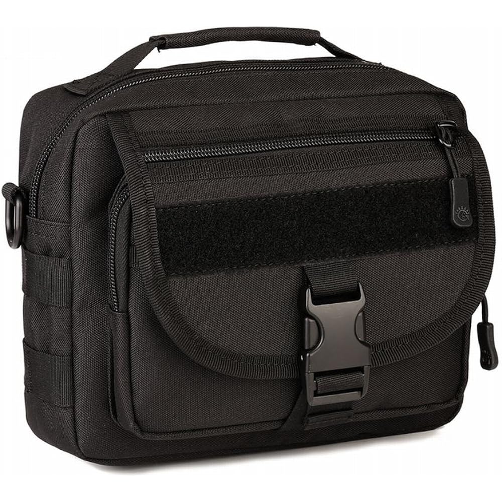 [PHOENIX IKKI] Dual-use, can be attached to Molle compatible bags, 6 colors, camouflage, water-resistant material, outdoor shoulder bag, tactical shoulder bag, military handbag