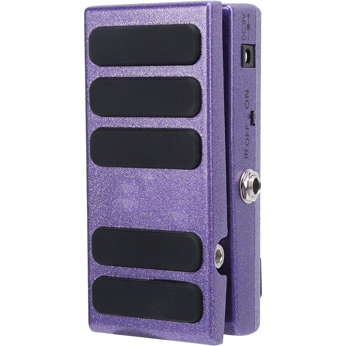 Guitar Effect Pedal, Bass Wah Vol Effect Pedal Purple 2 in 1 for Playing