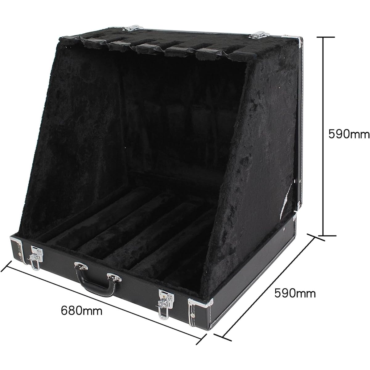 KC Guitar Stand 6 Stand Case GSC150/6 (for electric guitar, bass, acoustic guitar, classical)