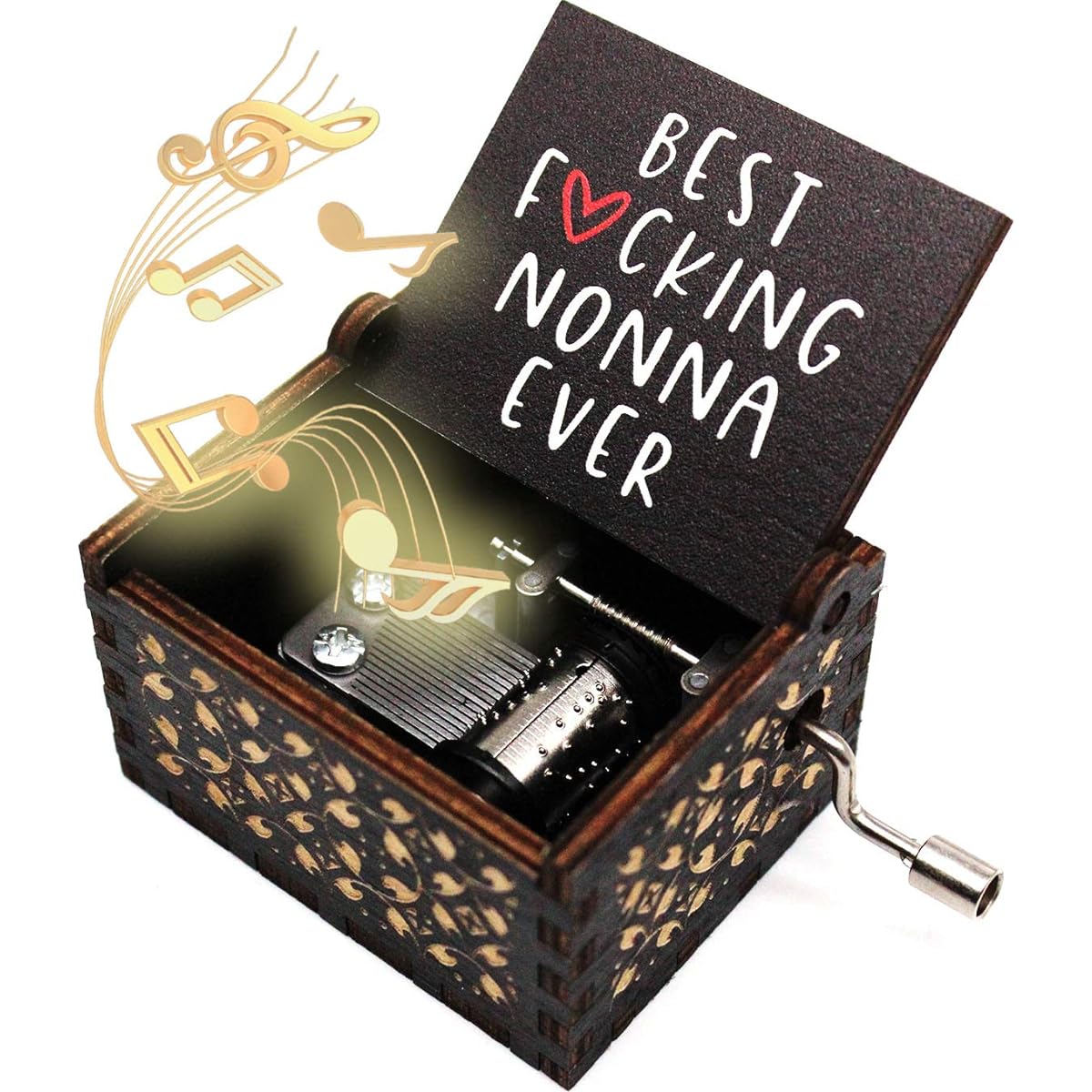ukebobo Wooden Music Box You are My Sunshine Music Box Nonna Gift for Grandma 1 Set (FK)