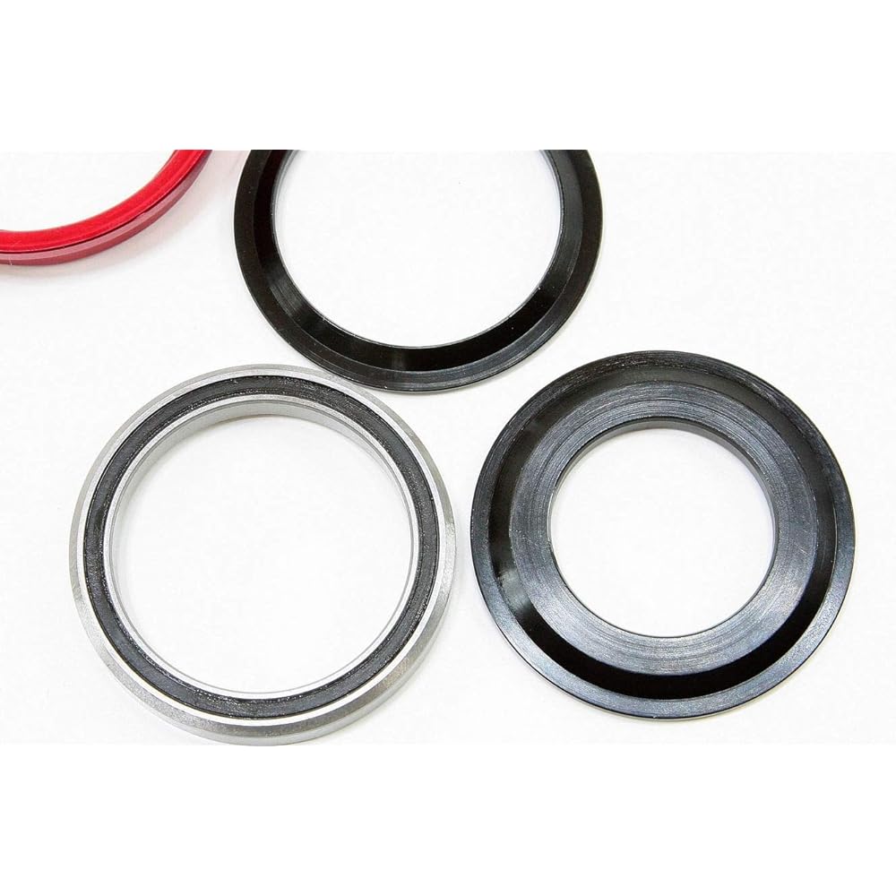MicrOHERO HS-VP4456 44/56mm 1-1/8 Upper Ball 1-1/2 Lower Ball Tapered Sealed Bearing Lightweight Aluminum Alloy Housing Headset Black