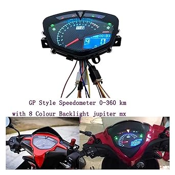 LED Indicator Odometer Fits for Lc135 V1 Jupiter MX Uma Motorcycle Speedometer LCD RPM Tachometer Meter 2X Digital Meter