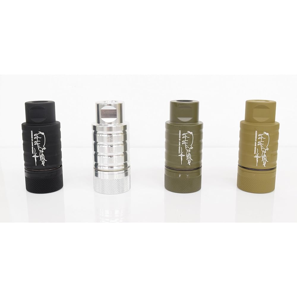 Mad Bull Airsoft Noveske Official KFH Flash Hider BK Reverse Screw N02-014BK