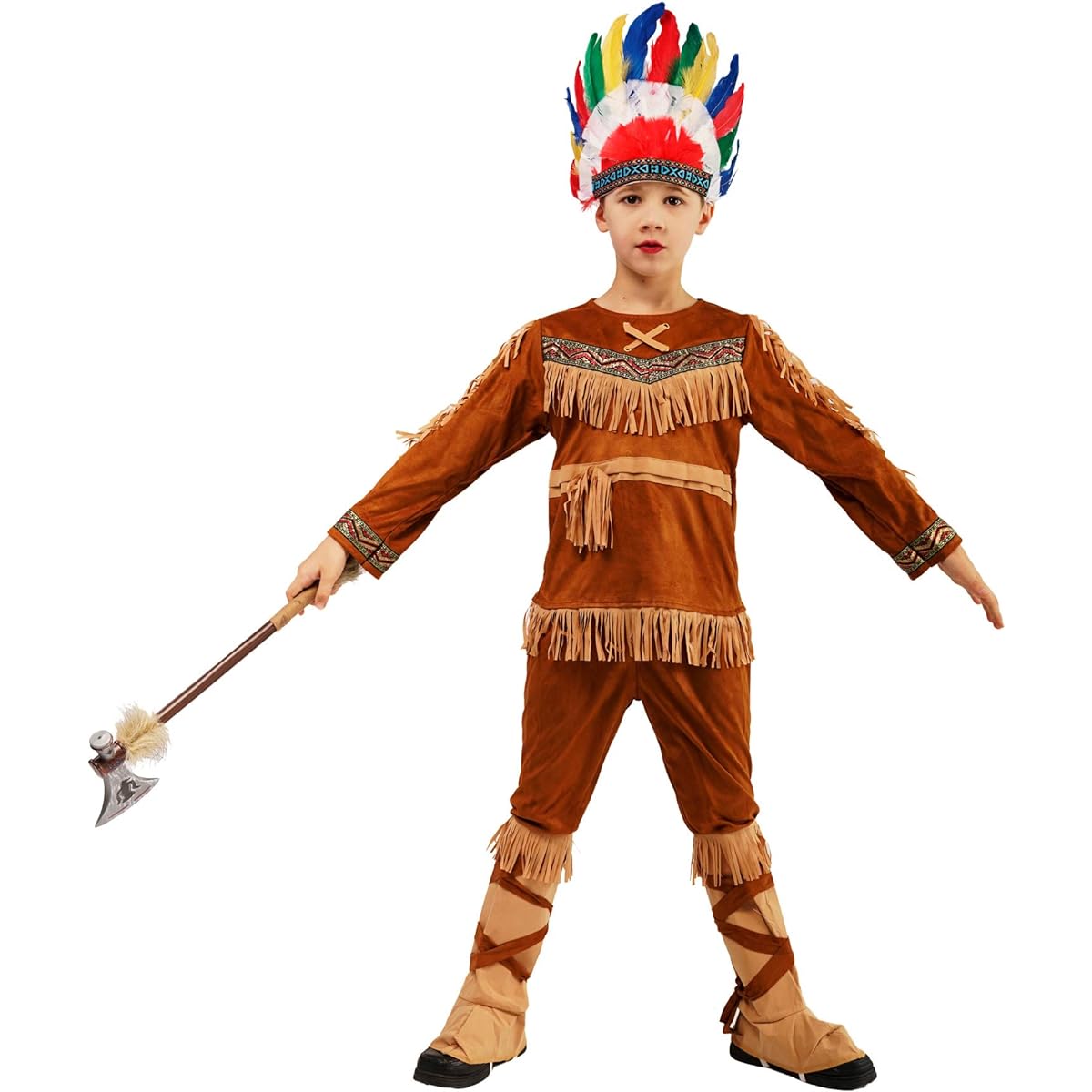 PGOND Boys Indian Halloween Cosplay Costume