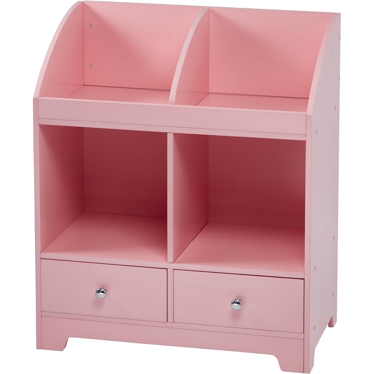 Teamson Kids Windsor Wooden Cubby Storage Pink