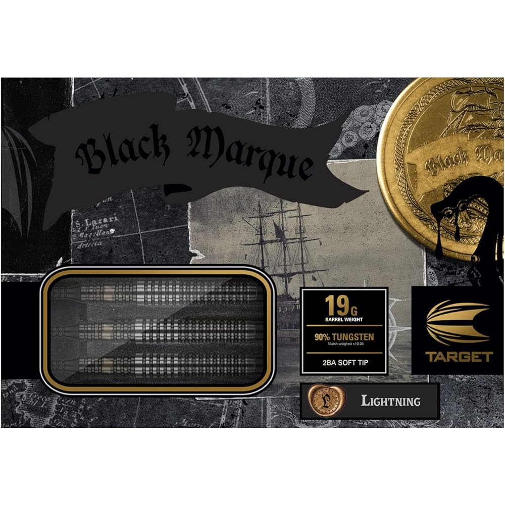 TARGET [Target] Black Mark Lightning Chris Lim player model (BLACK MARQUE LIGHTNING) | Darts 2BA barrel 19g