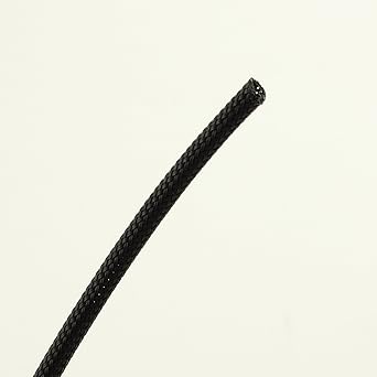 Panduit for Cable Covering, No Terminal Treatment Required, Braided Sleeve, Super Net Tube (Fray Prevention Type), Black SE75PSC-CR0 Length: 30.48m Diameter: 19.1φmm (normal) ~ 25.4φmm (maximum wire bundle outer diameter)
