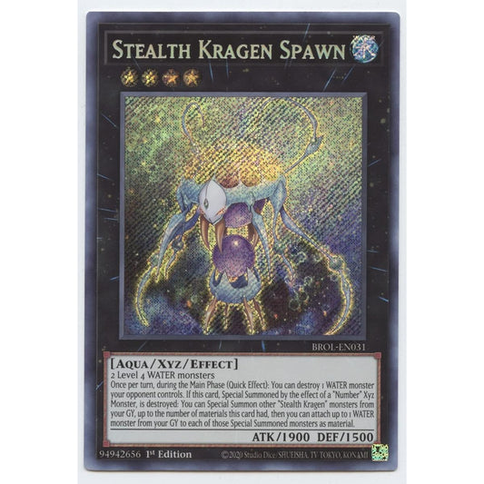 Stealth Kragen Spawn - BROL-EN031 - Secret Rare - 1st Edition