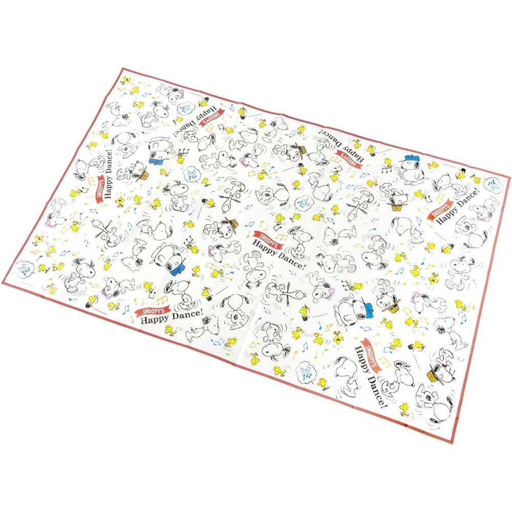 SNOOPY Leisure Sheet L for 2~3 People 100 x 160cm Leisure Mat Folding SNOOPY PEANUTS Set (Leisure Sheet, Slider Bag)