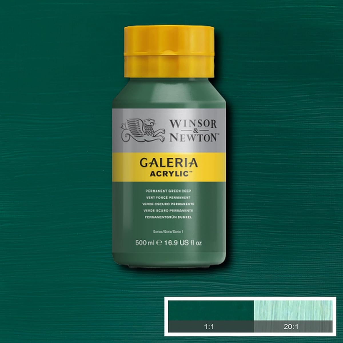 Winsor & Newton Galeria Acrylic Color Tube 500-ml Bottle Green 2150482