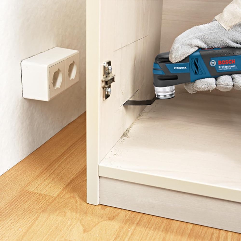 Bosch Professional 10.8V Cordless Multi Tool (Cut and Sew) (1 2.0Ah battery, charger, carrying case included) GMF10.8V-28