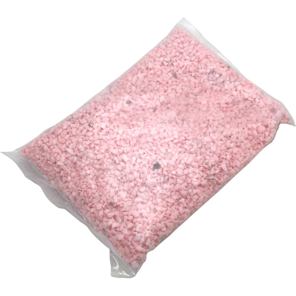New [Commercial use set] Large color sand pastel pink 20kg (1kg x 20 bags) for ornamental plants, DIY, sand doors
