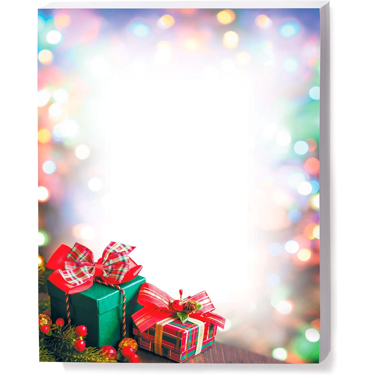 Holiday stationery, fun and unique, 8 1/2 x 11 inches. 100 Pack HF0416