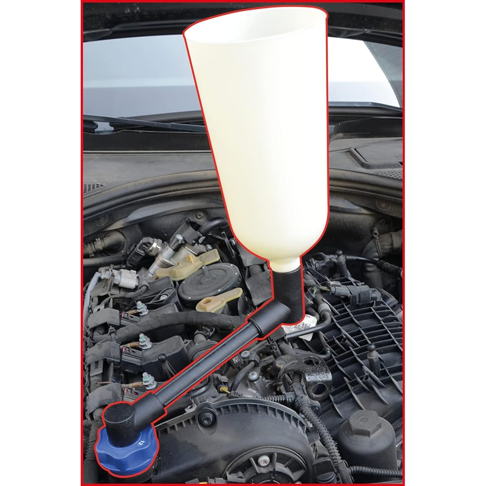 KS Tools Oil fill funnel set with rotating arm for VAG 4 pieces 150.9155