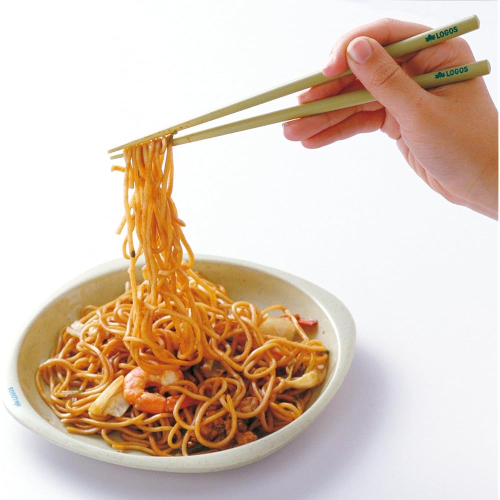 LOGOS Dinner set with chopsticks for 4 people, storage bag included