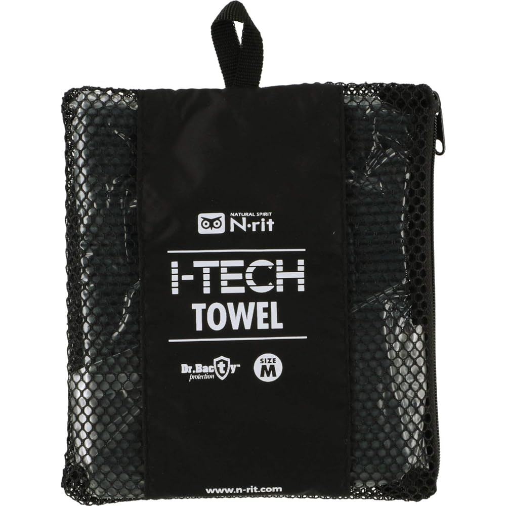 Nrit Water Absorbent Quick Drying Towel I-Tech Towel [Genuine Japanese Product] Gray L 1610243