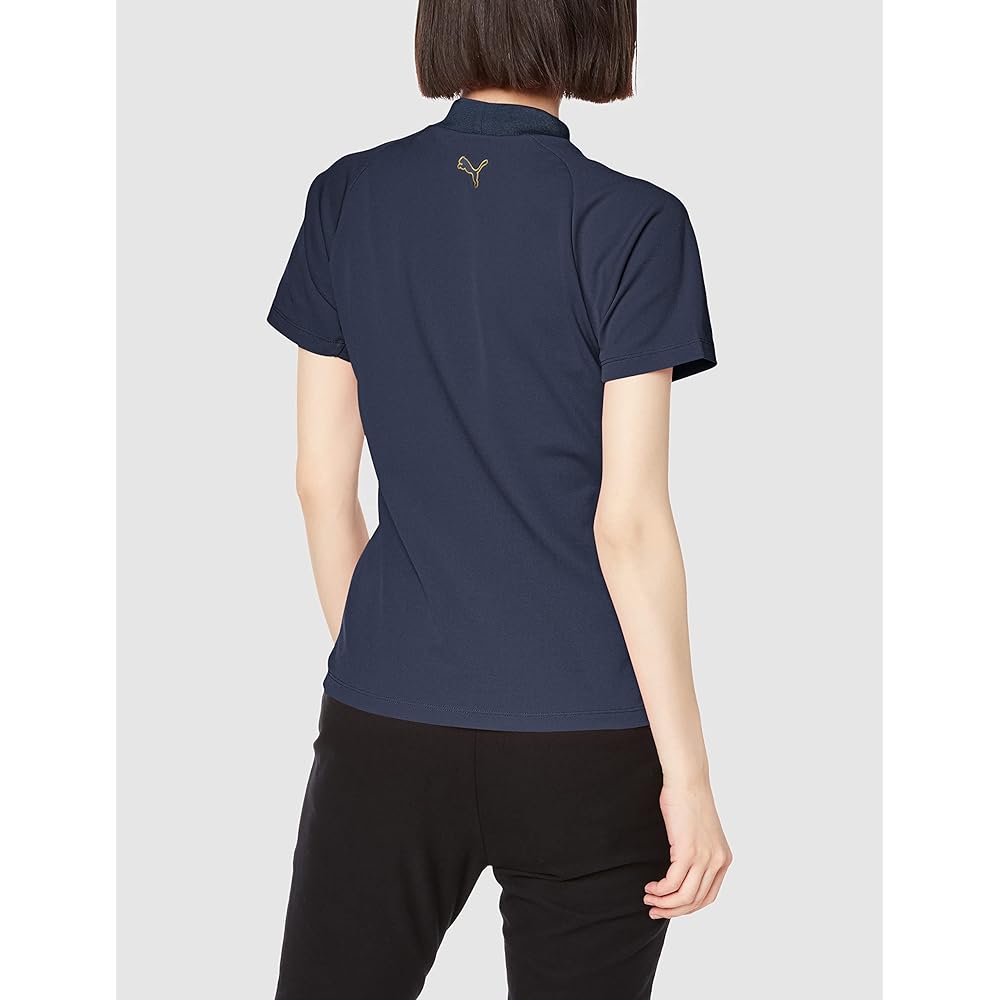 [PUMA] Women's Golf Shirt [PUMA GOLF] Women's Short Sleeve Mock Neck/622463 [Model worn by Puma golf contract professional]