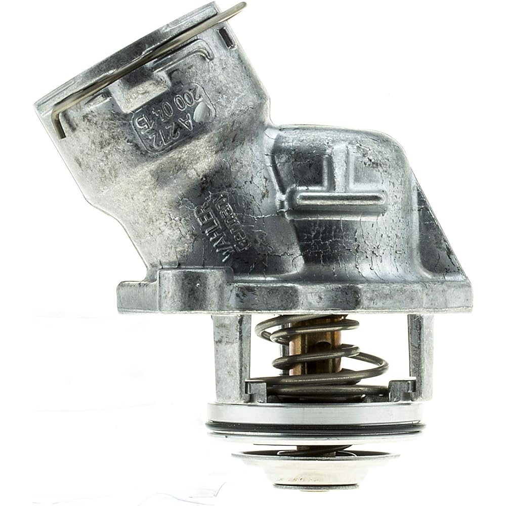 MotoRad 668-212 Integrated Housing Thermostat - 212 Degrees | Compatible with: Mercedes-Benz C230, C250, C280, C300, C350, CLK350, CLK350, CLK350, CLK350, ML450, R350, S400, SLK280, SLK300, SLK350.