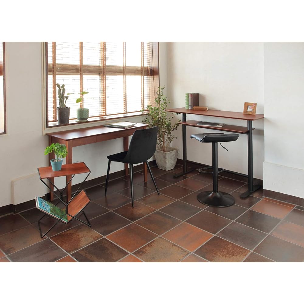 Azuma Kogei ALDO Chair Black Velor Width 45.5 x Depth 54.5 x Height 79.5cm Seat Height 43.5cm TDC-9909