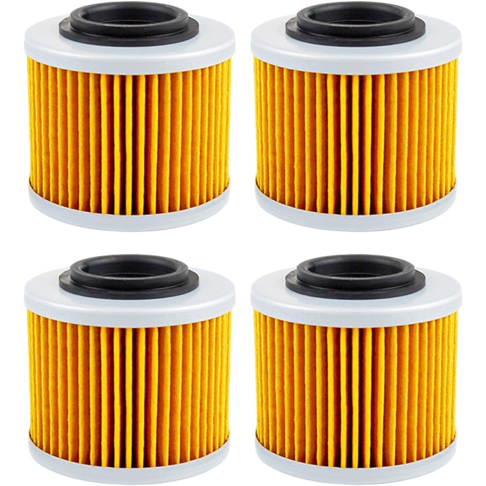 Motorcycle Oil Filter MUZ SX SM RT 125 2000-2008 Silver Star 500 Saxon 95-98 Bombardier DS650 Racer 2000 (Color : 6pcs-yellow)