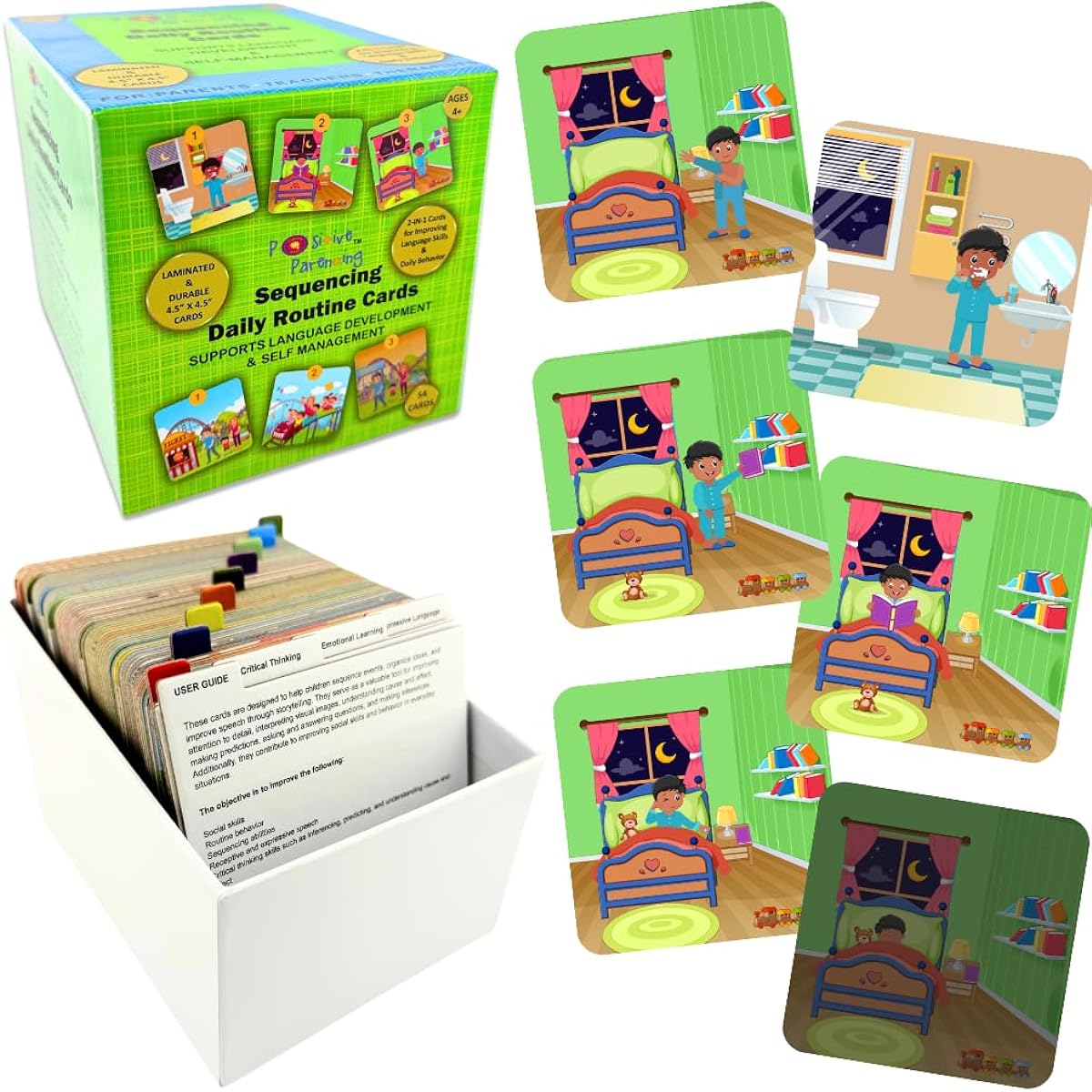 Thought-Spot: Everyday Cards Sequencing for Speech, Social, Cognitive, and Emotional Development English Language Learner Cards Storytelling Cards Writing and Picture Cards