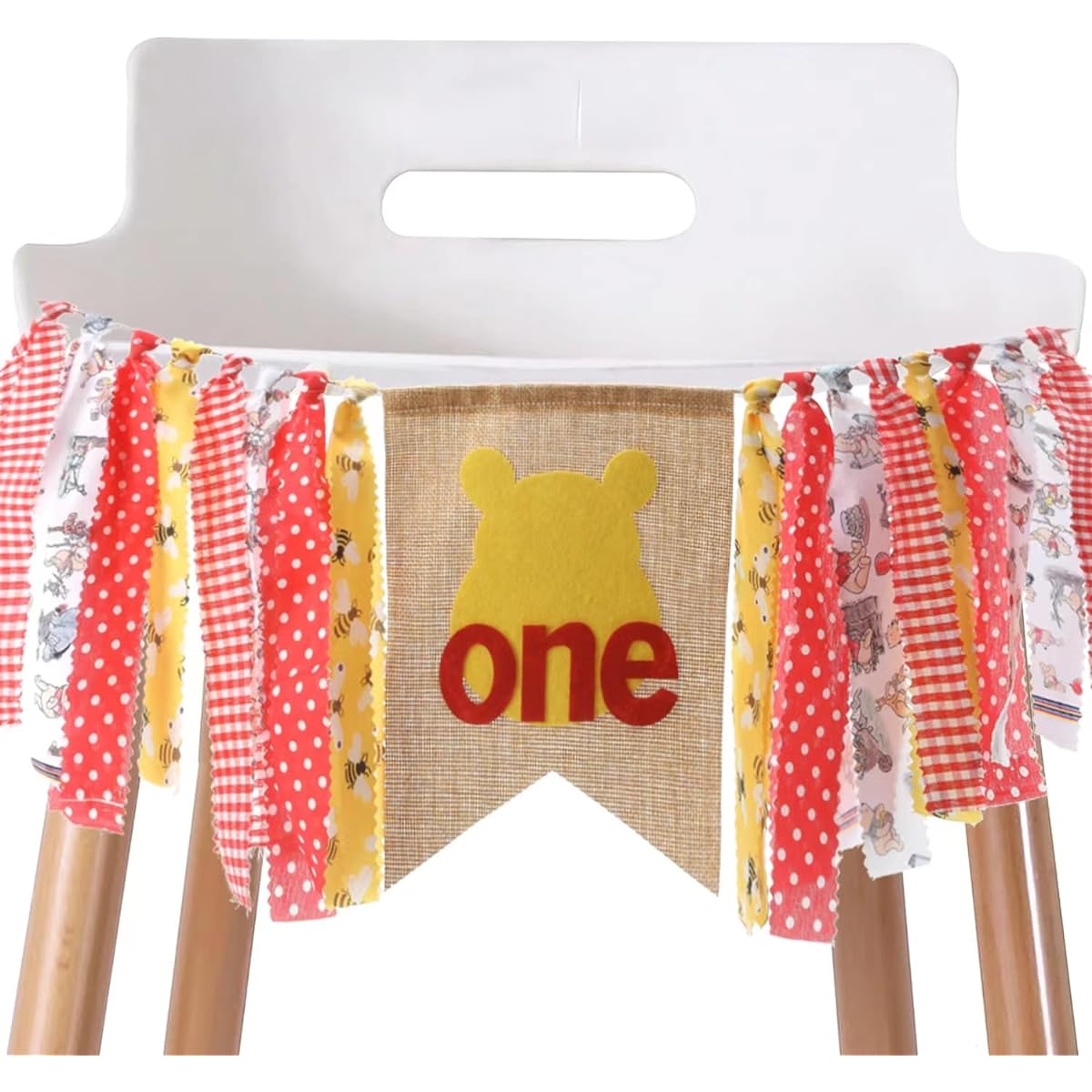 Winnie Chair Banner Winnie One Birthday Party Decorations High Chair Banner Winnie Party Decorations 1st Birthday High Chair Decorations