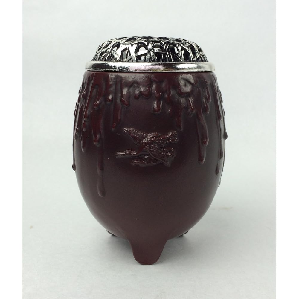 Oda Yuki bronze incense burner Unzuru 74-10