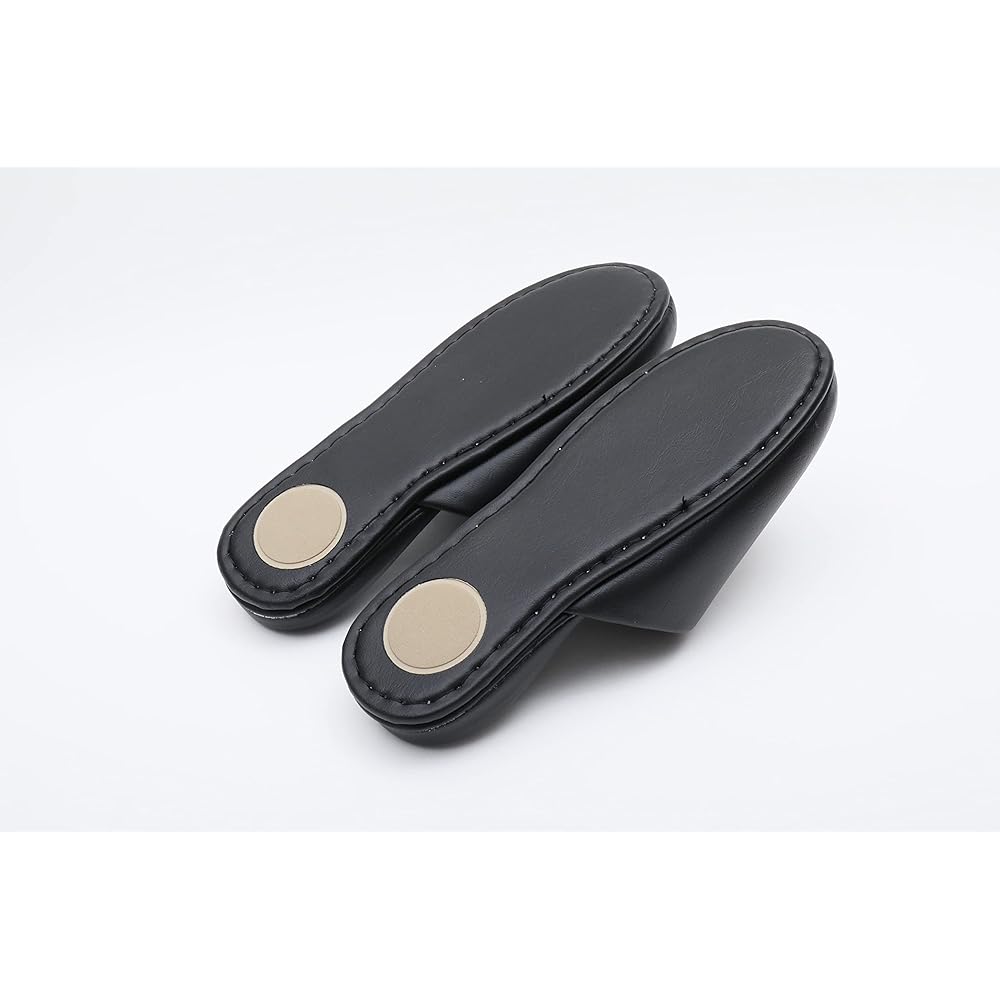 [TOKYO SLIPPER] Antibacterial leather-like vinyl slippers [Set of 10 pairs] [Thick sole, antibacterial treated, wipeable] Front-close slippers, anti-slip, unisex, recommended for hotels, commercial use, schools, and visitors.