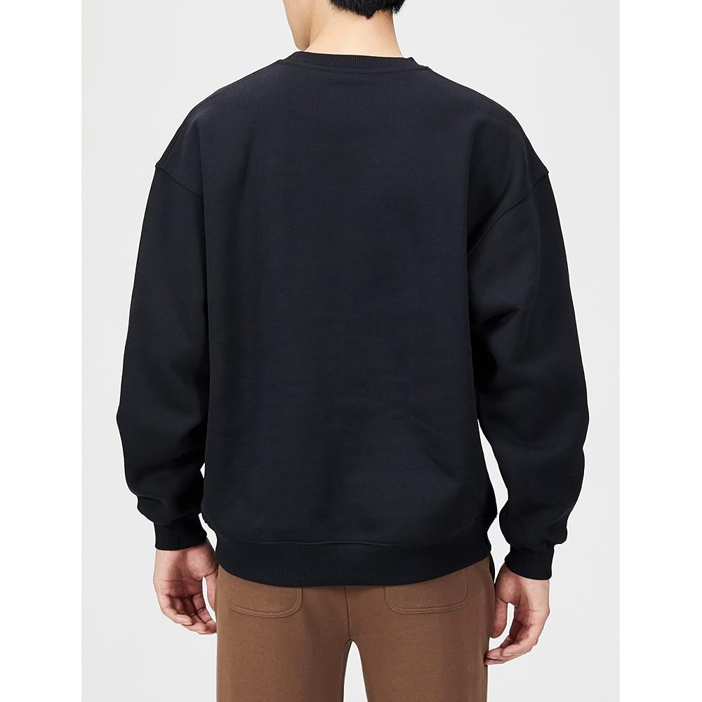 Champion C3-W028 Men's Sweatshirt, Long Sleeve, Round Neck, One Point Logo, Crew Neck Sweatshirt