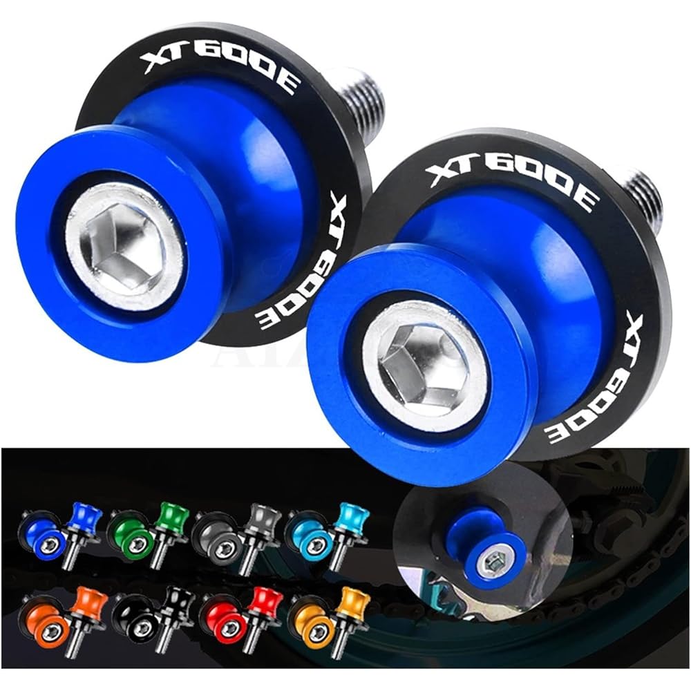 Swing Arm Slider Stand FOR YA-MA-HA XT600E 1990-2006 Motorcycle Stand Screw Swing Arm Slider Spool (Color: Orange)