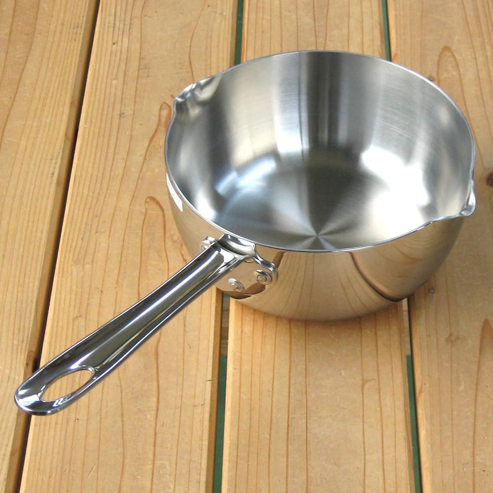 Nagao TOWA Yukihira Pot 18cm Aluminum Clad Triple Layer Steel Compatible with IH Made in Japan