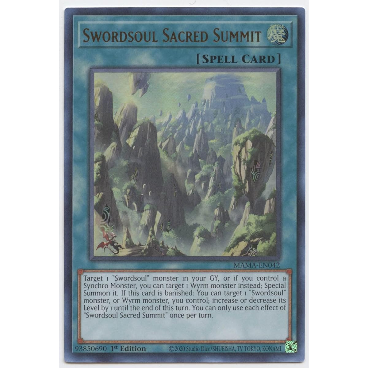 Sword Soul Sacred Summit - MAMA-EN042 - Ultra Rare - 1st Edition