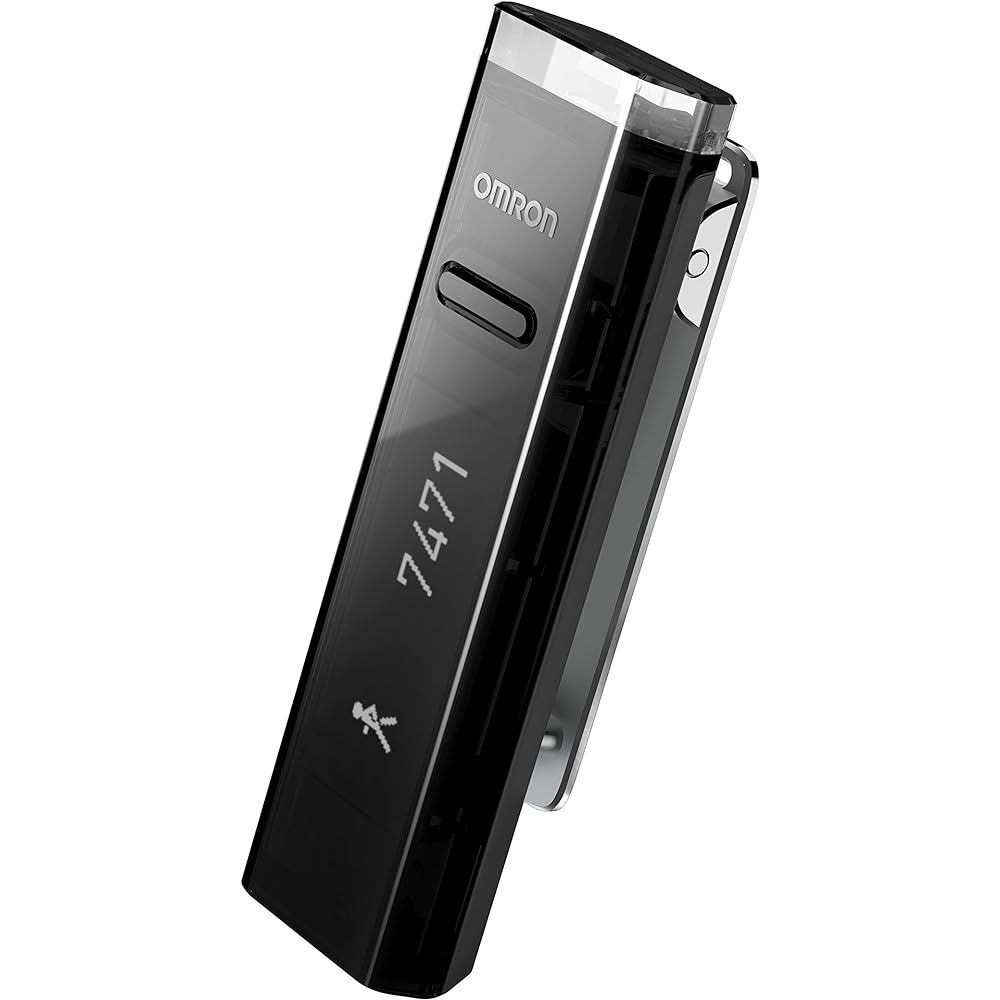 OMRON Activity Meter Active Shift EDGE [iPhone App Only] Black HJA-700T-BK