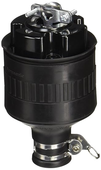 Panasonic Ground 3P60A Hook Waterproof Rubber Cap with Crimp Terminal Black WF8460