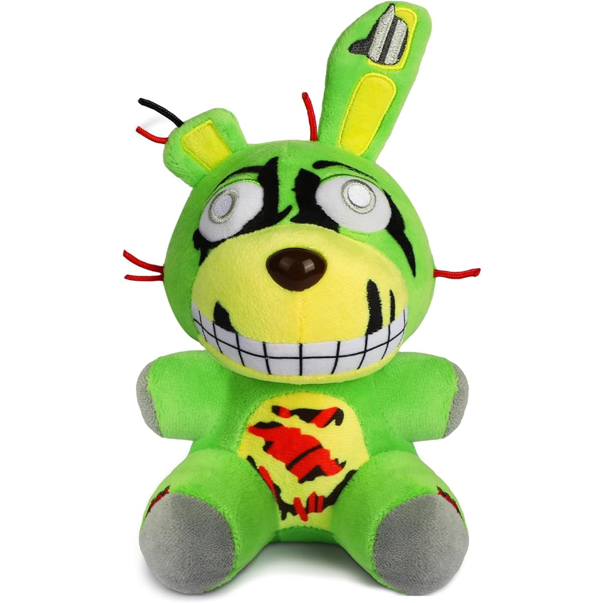 Sekov FNAF Plush Tiedye Springtrap Stuffed Animal Soft Animal Birthday Gift for Kids and Adults - Great for Video Game Fans