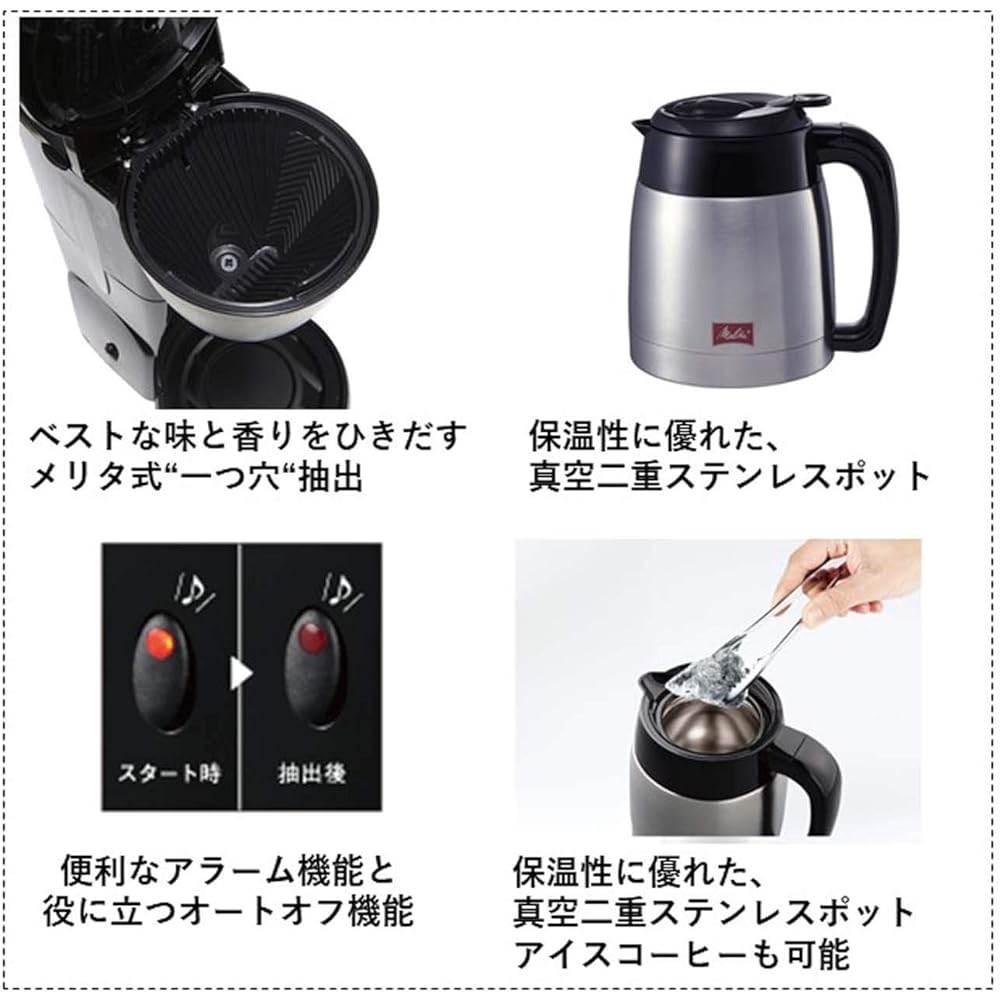 Melitta NOAR [For 2 to 5 cups / Compatible with 1 x 2 filter paper] White SKT543W