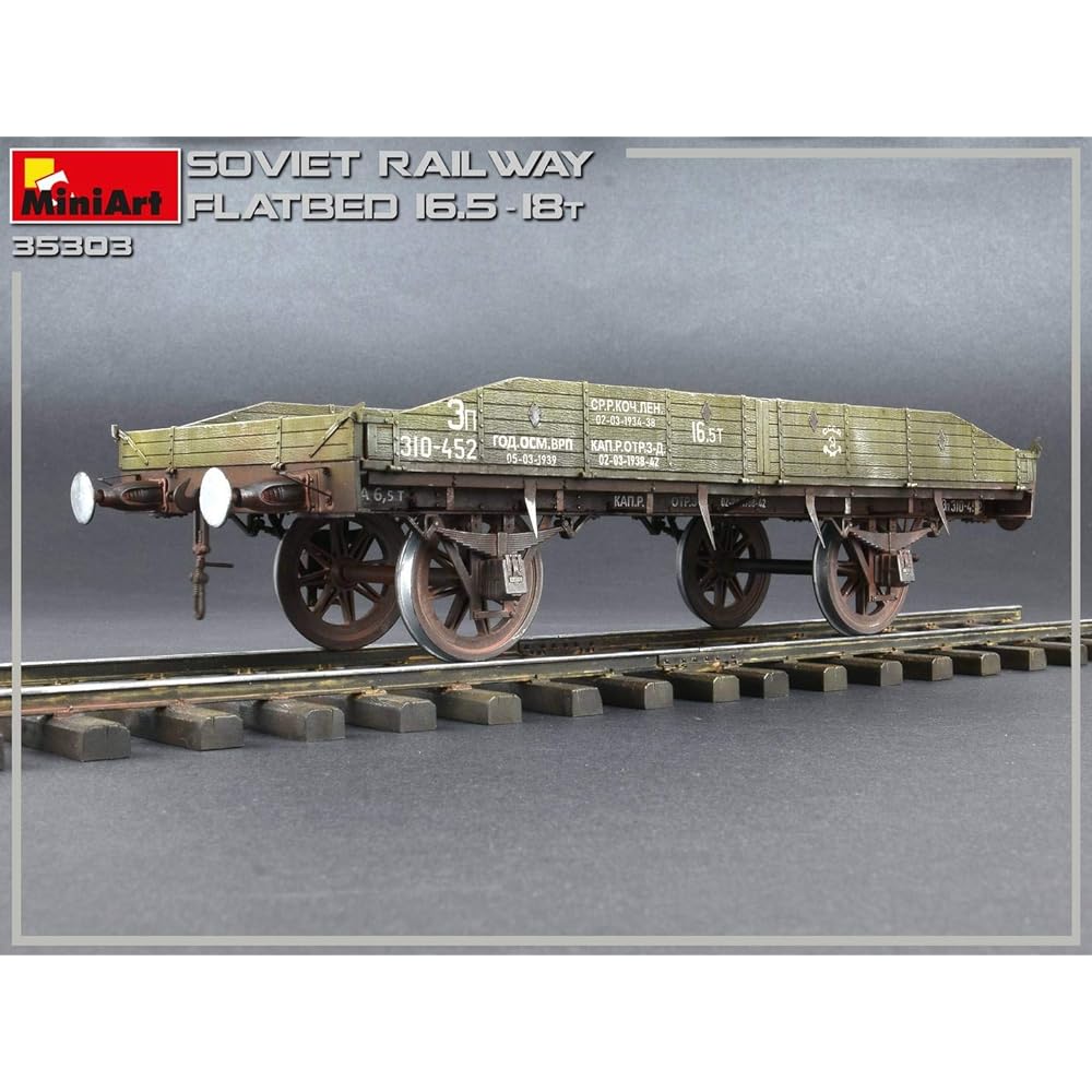 Miniart 1/35 Soviet open wagon 16.5-18 tons plastic model MA35075