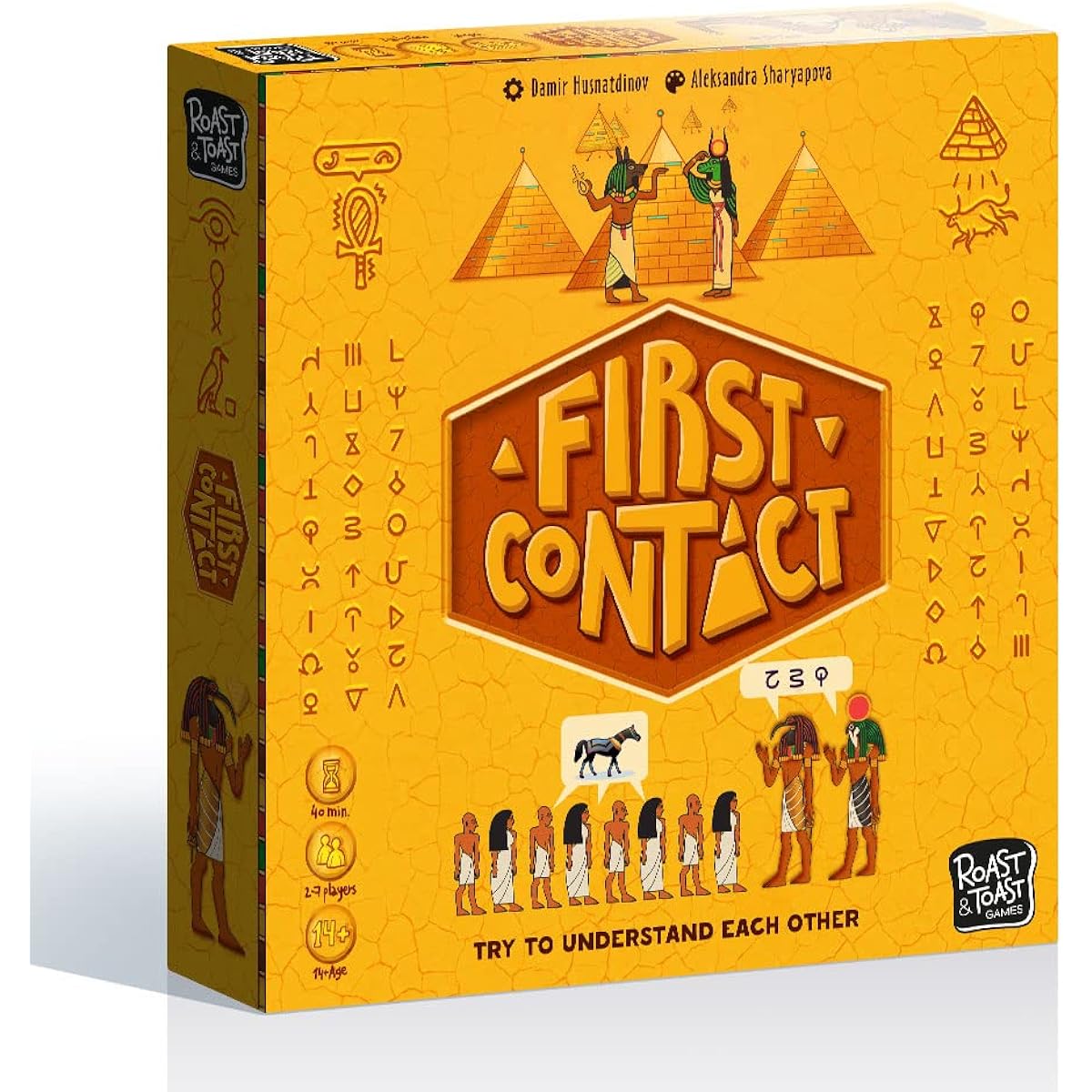 First Contact | Board games for adults and families | Adventure board games | Party games | Board games for adults | Ages 12 and up | For 2-7 players | Average play time 40 minutes
